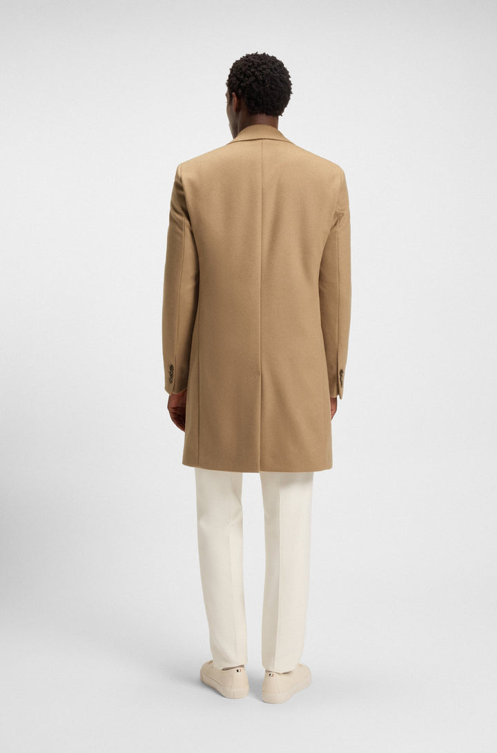 BOSS Coats Slim Fit - H-HYDE-254 50549187- Concorde Fashion#color_beige-260