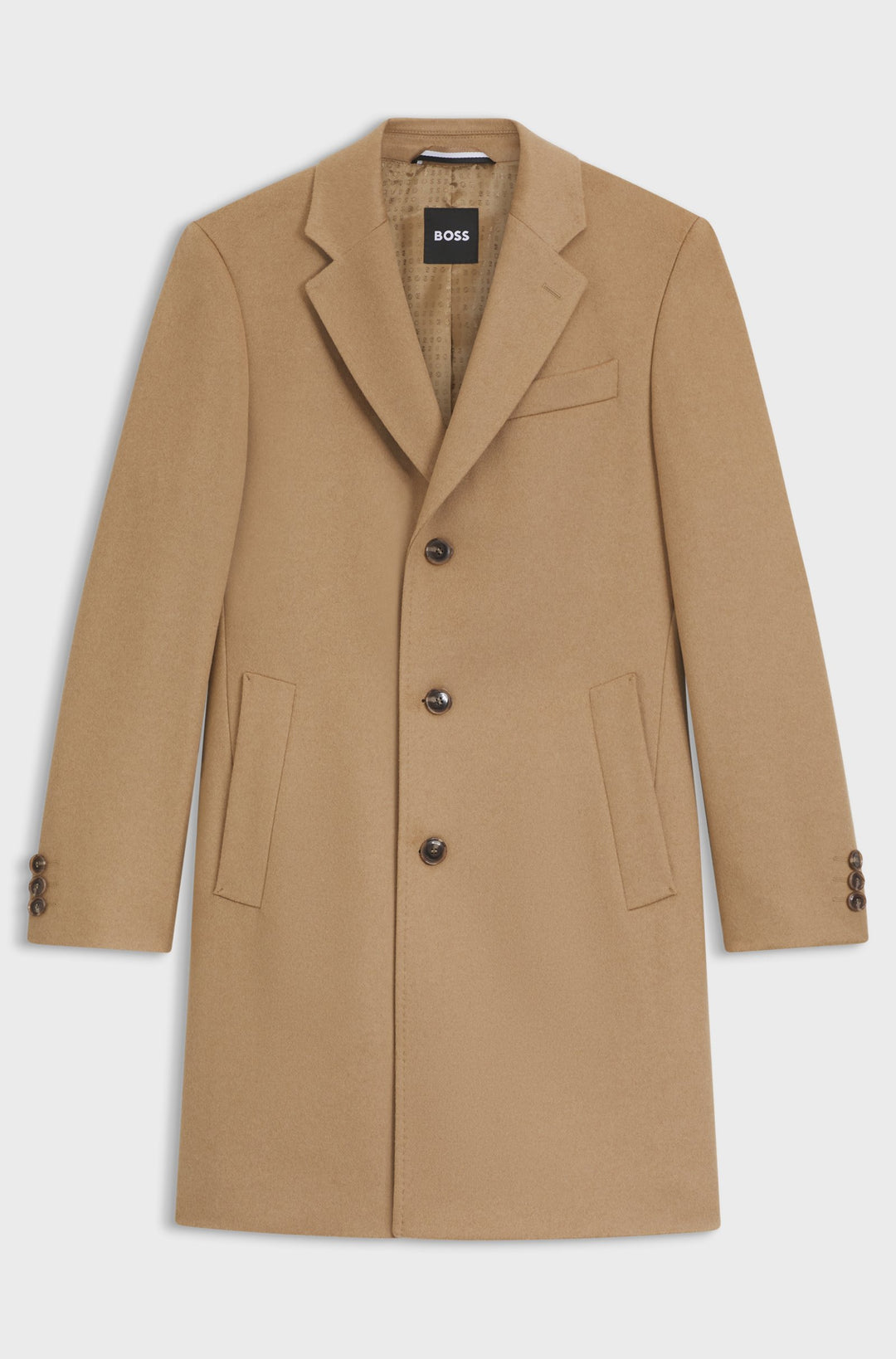 BOSS Coats Slim Fit - H-HYDE-254 50549187- Concorde Fashion#color_beige-260