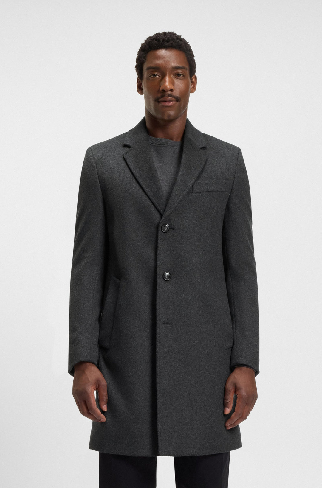 BOSS Coats Slim Fit - H-HYDE-254 50549187- Concorde Fashion#color_grey-030