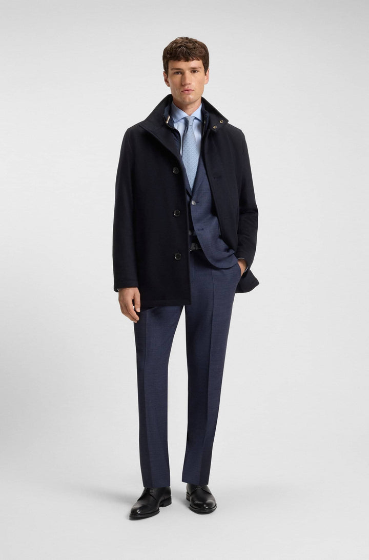 BOSS Coats Relaxed Fit - H-COXTAN-234 50549193- Concorde Fashion#color_navy-404