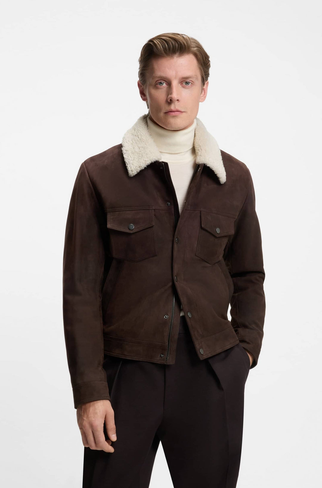 BOSS Casual Jackets Regular Fit - MORDY_DB 50550409- Concorde Fashion#color_brown-244