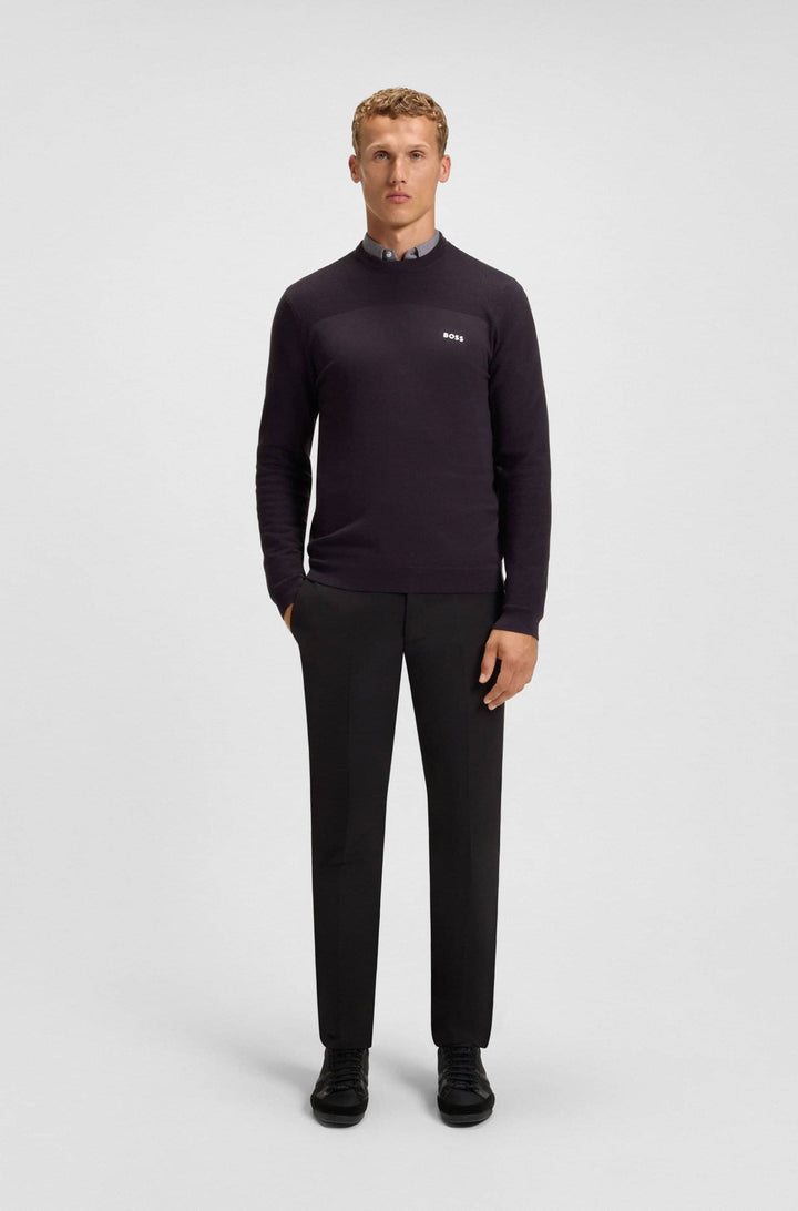 BOSS Sweaters Regular Fit - KN_MOMENTUM-X CN 50547507- Concorde Fashion#color_purple-517