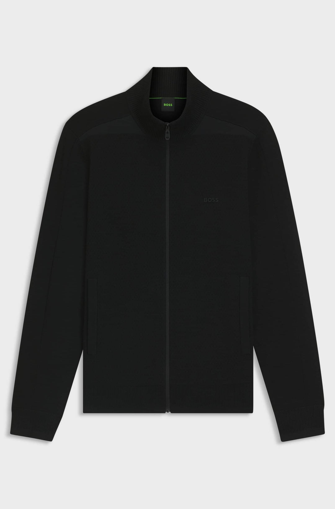 BOSS Sweaters Regular Fit - KN_LEAGUE FZ 50547505- Concorde Fashion#color_black-001