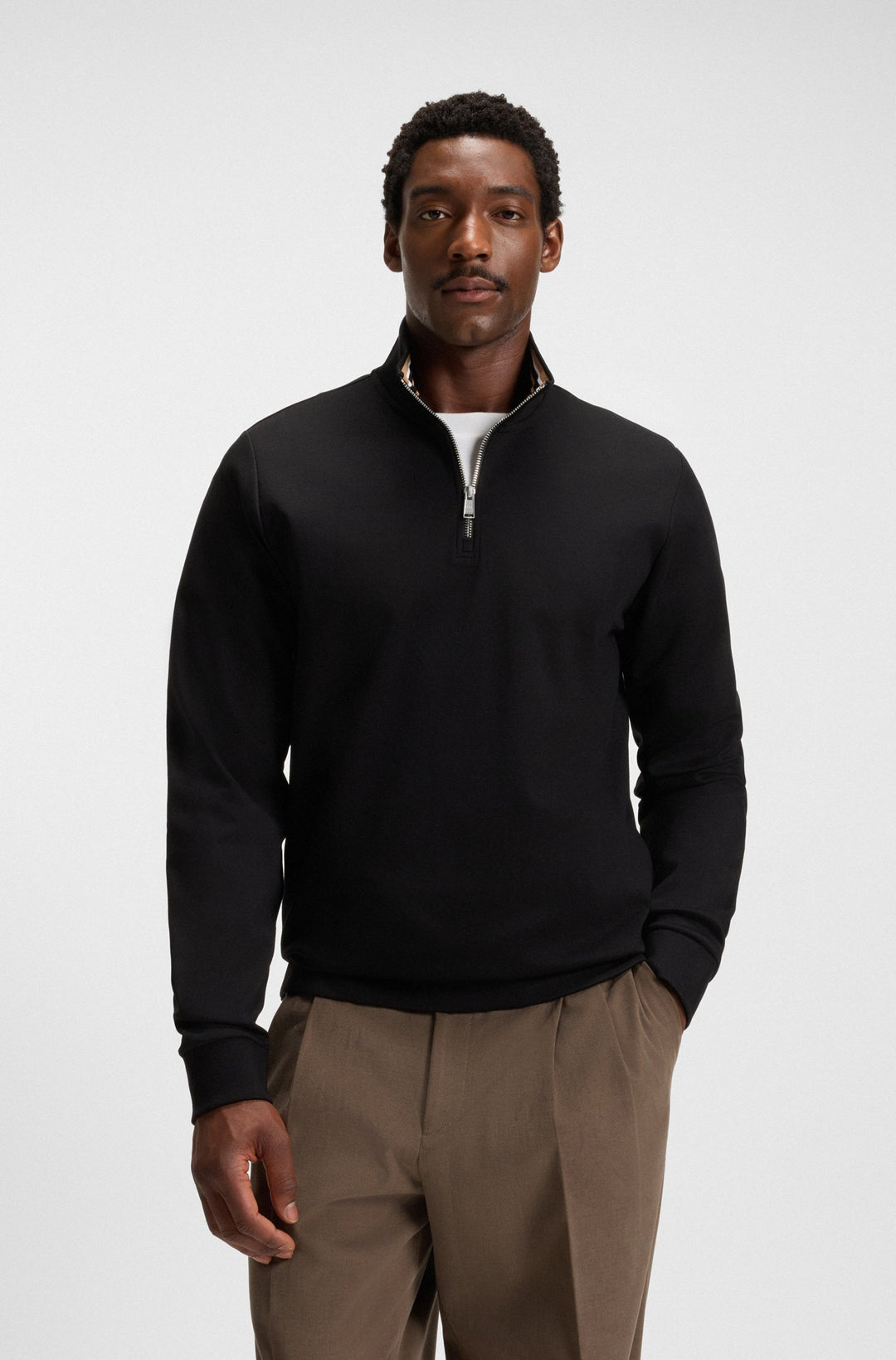 BOSS Sweatshirts Regular Fit - H-STIMMANN 109 50543887- Concorde Fashion#color_black-001