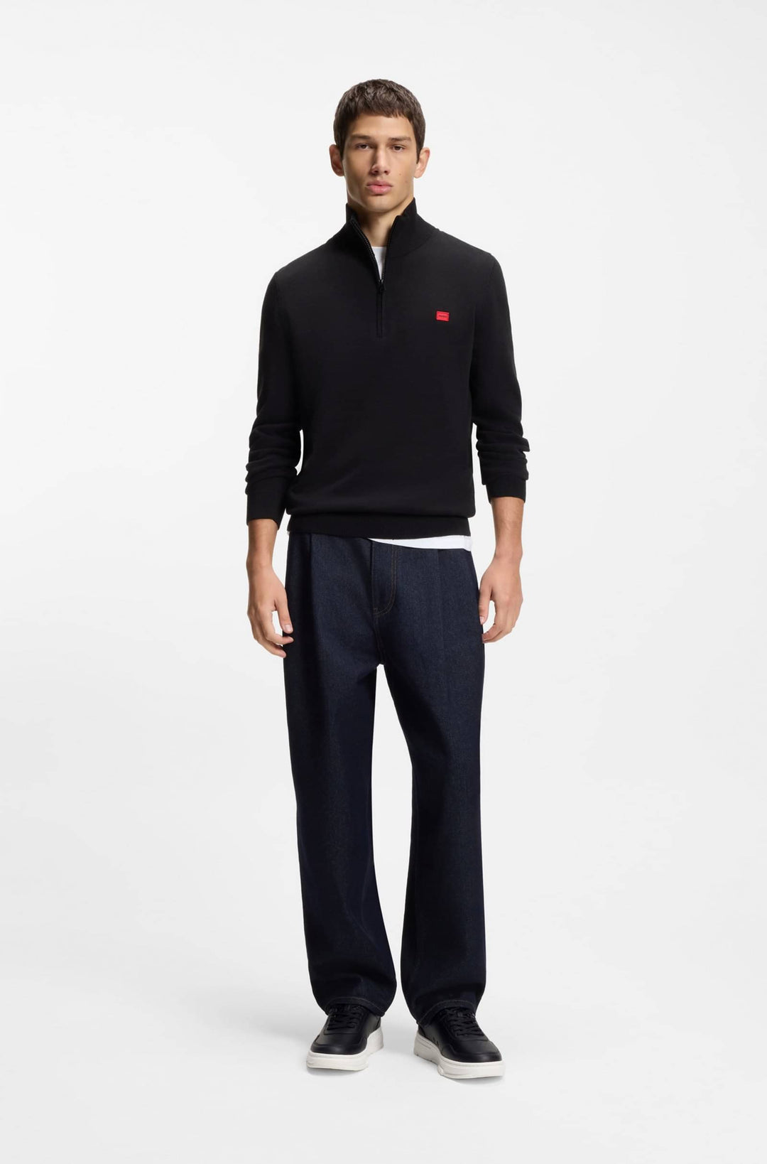 HUGO Sneakers Standard Sole - YARROW_TENN_GRPU 50548507- Concorde Fashion#color_black-001