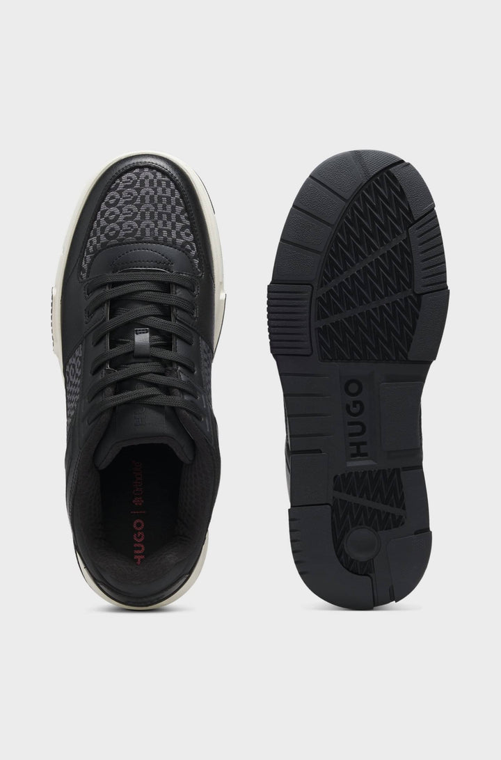 HUGO Sneakers Standard Sole - YARROW_TENN_MEPULG 50548544- Concorde Fashion#color_black-002