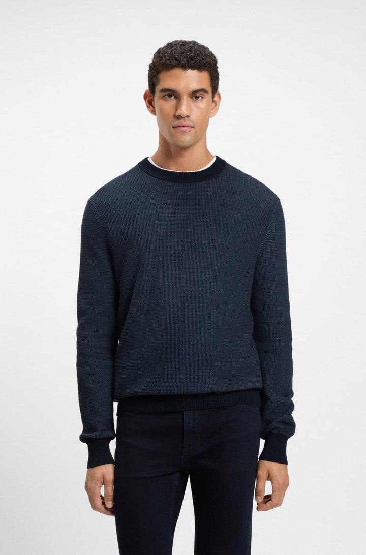 BOSS Sweaters Regular Fit - KLAPOK 50548673- Concorde Fashion#color_navy-404