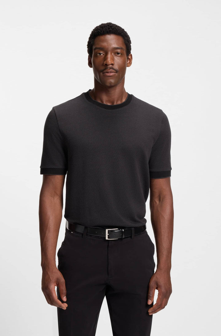 BOSS T-Shirts Regular Fit - H-THOMPSON 06 50549602- Concorde Fashion#color_black-001