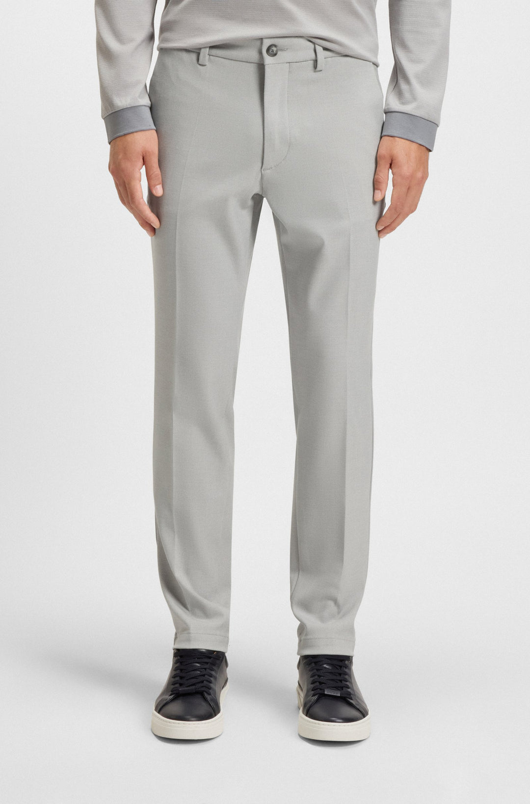 BOSS Trousers Slim Fit - P-KAITON1 50549473- Concorde Fashion#color_silver-047