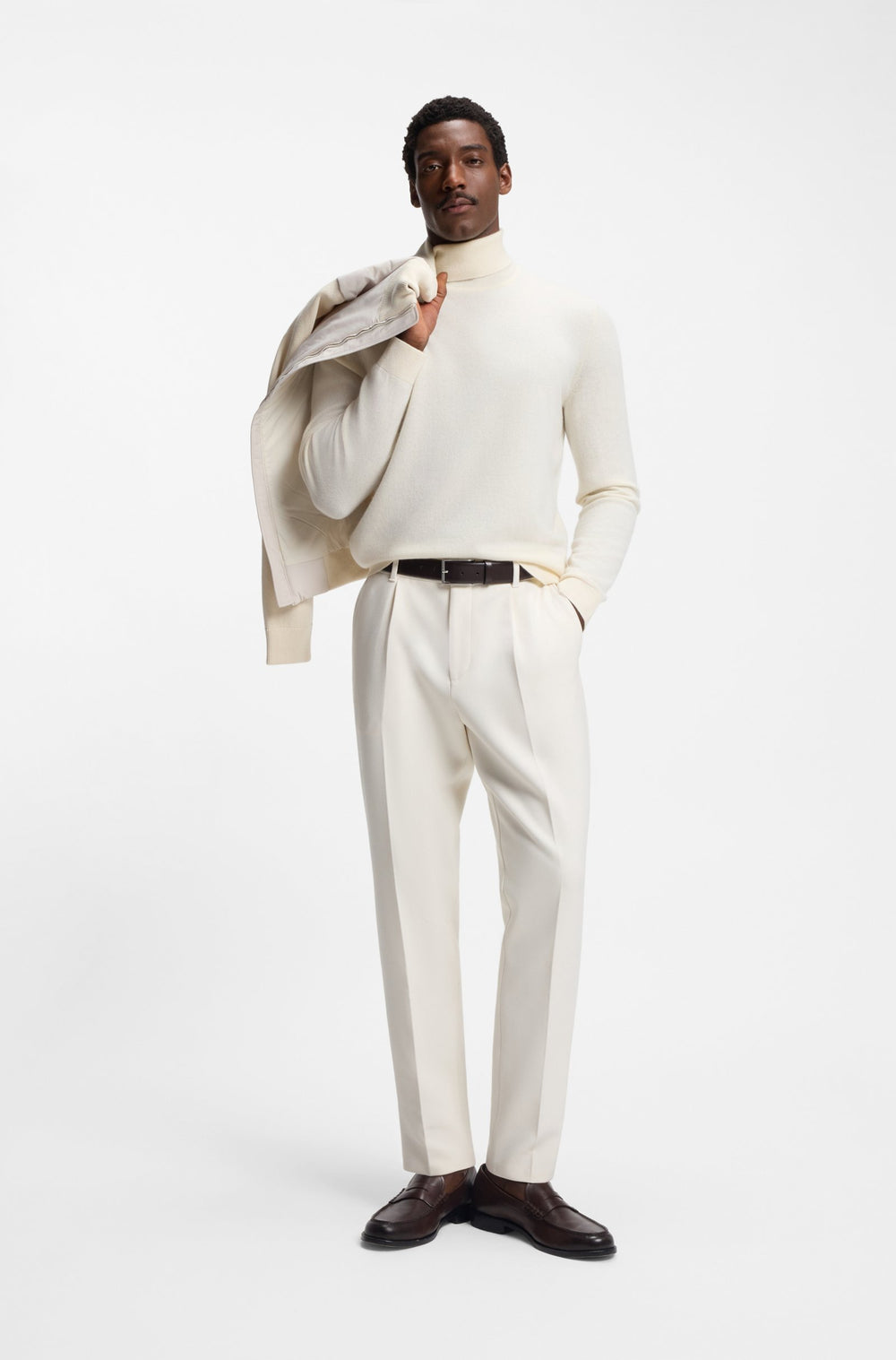 BOSS Trousers Tapered Fit - C-PERIN-PL-BB-254 50551522- Concorde Fashion#color_white-131