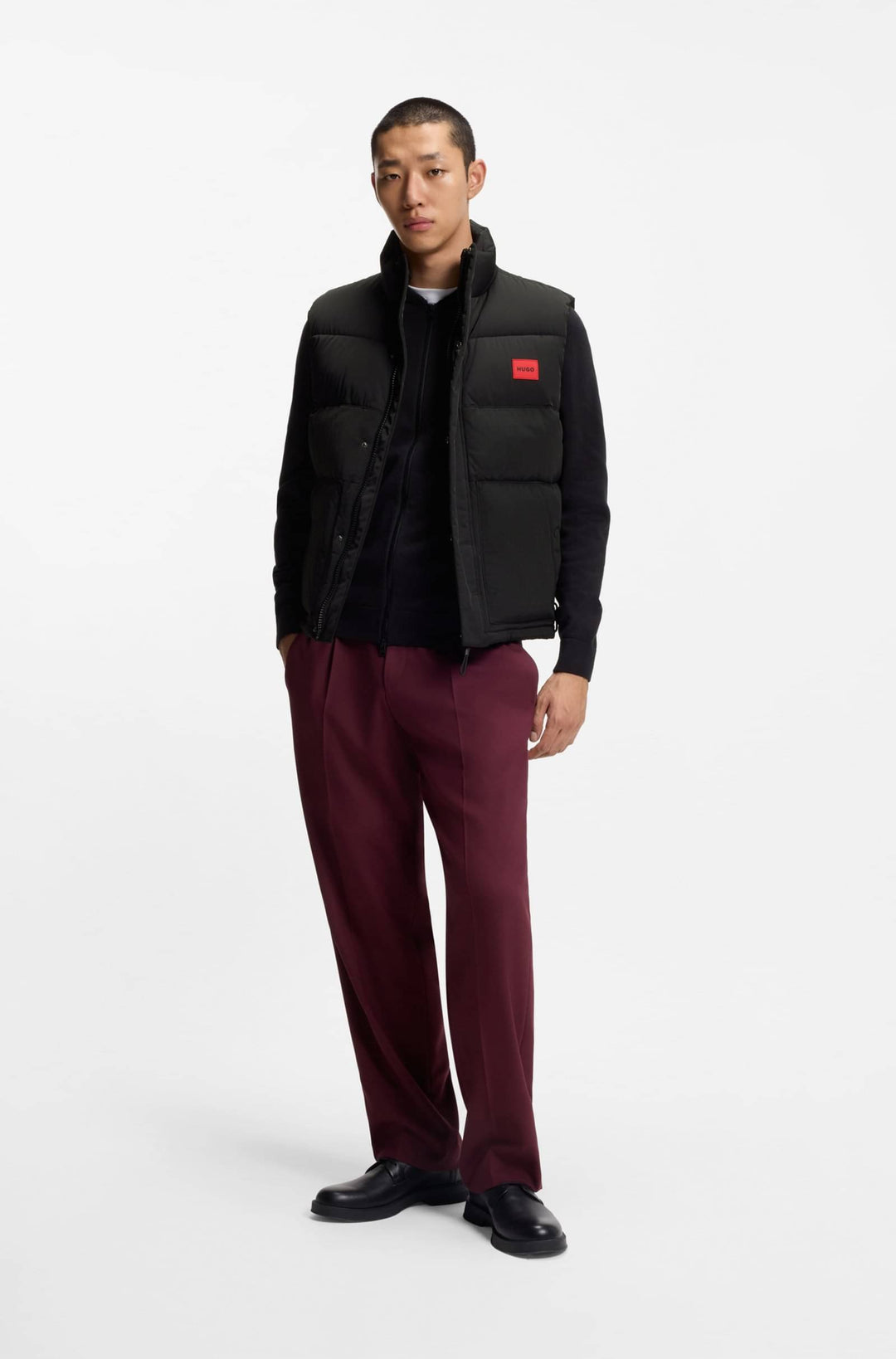 HUGO Vests Regular Fit - BALTINO2541 50549787- Concorde Fashion#color_black-001