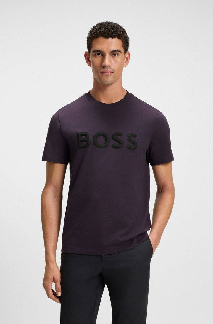 BOSS T-Shirts Regular Fit - TEE ICONIC ZONE 50548411- Concorde Fashion#color_purple-517