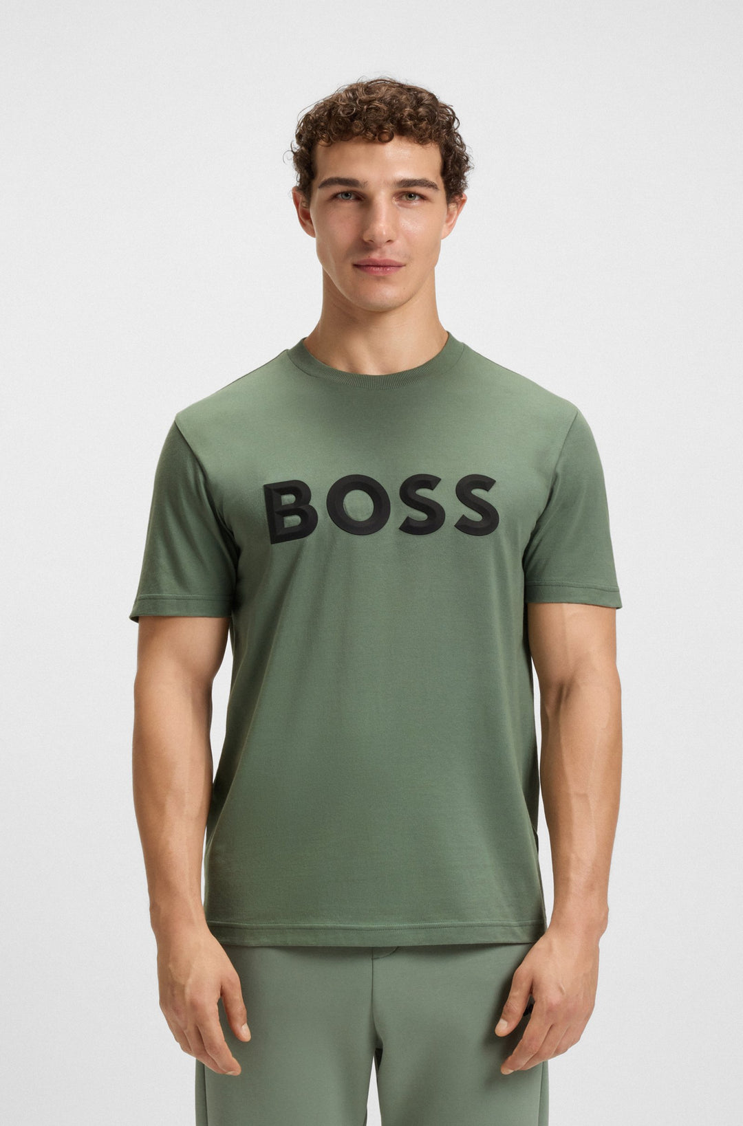 BOSS T-Shirts Regular Fit - TEE ICONIC ZONE 50548411- Concorde Fashion#color_green-358