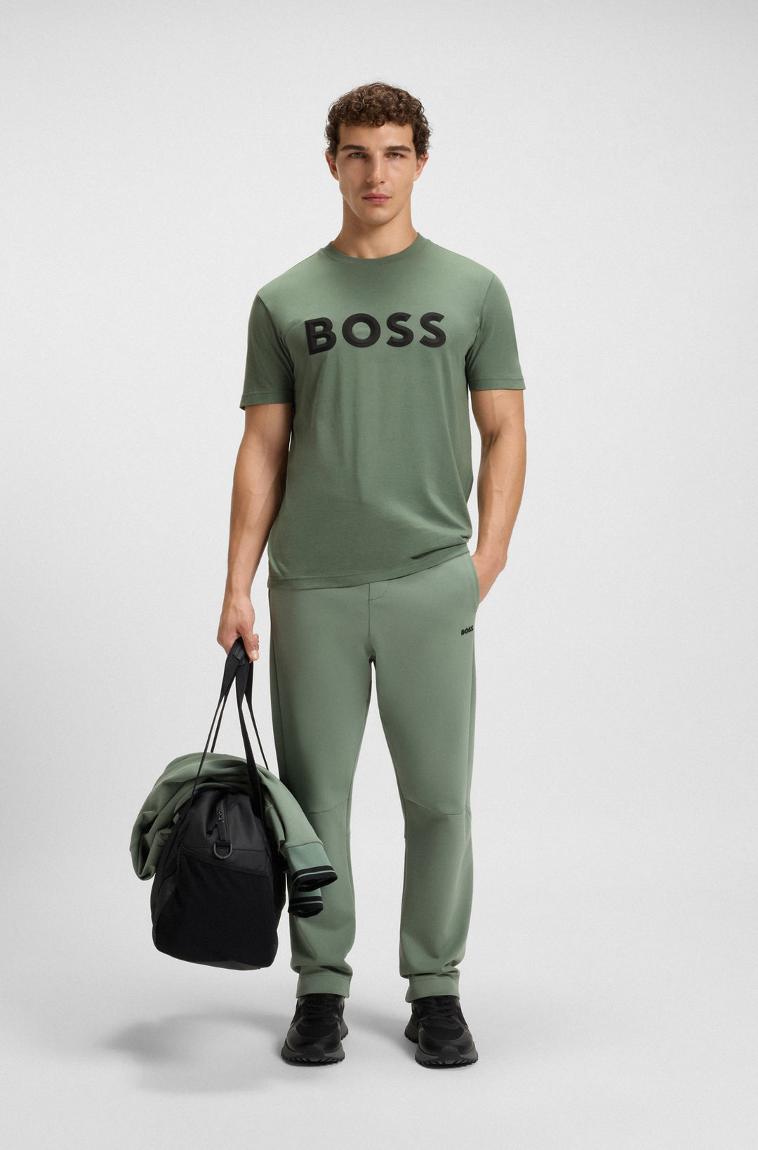 BOSS T-Shirts Regular Fit - TEE ICONIC ZONE 50548411- Concorde Fashion#color_green-358