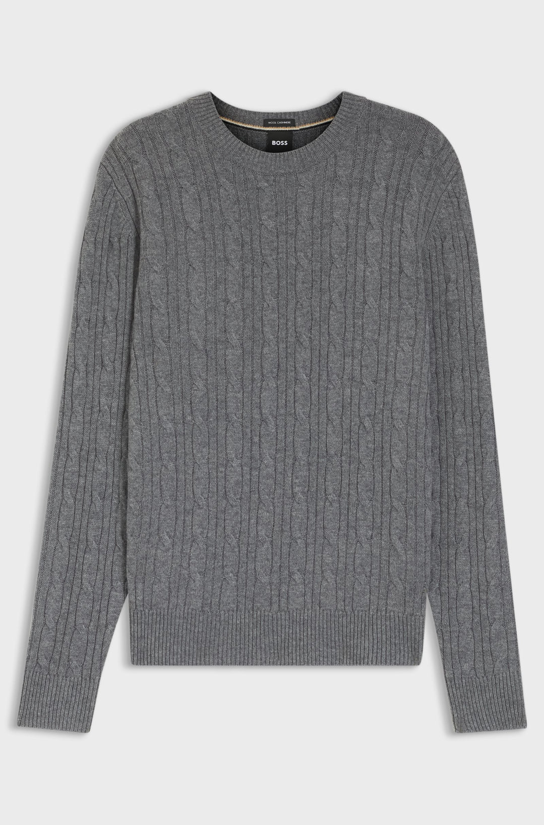 BOSS Sweaters Regular Fit - H-HETICO 50549975- Concorde Fashion#color_grey-030
