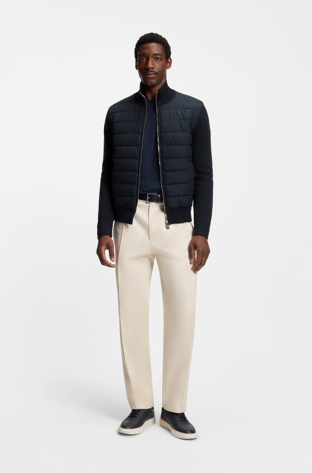 BOSS Casual Jackets Regular Fit - H-HERNESTO 50549991- Concorde Fashion#color_navy-404