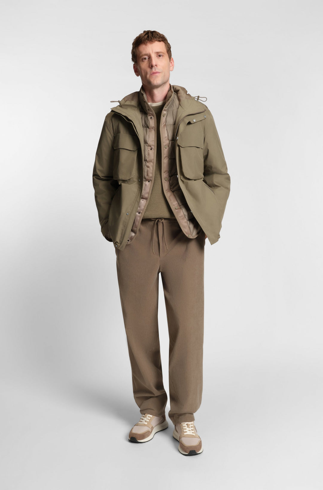 BOSS Sweaters Regular Fit - P-HORSO 50549989- Concorde Fashion#color_brown-245