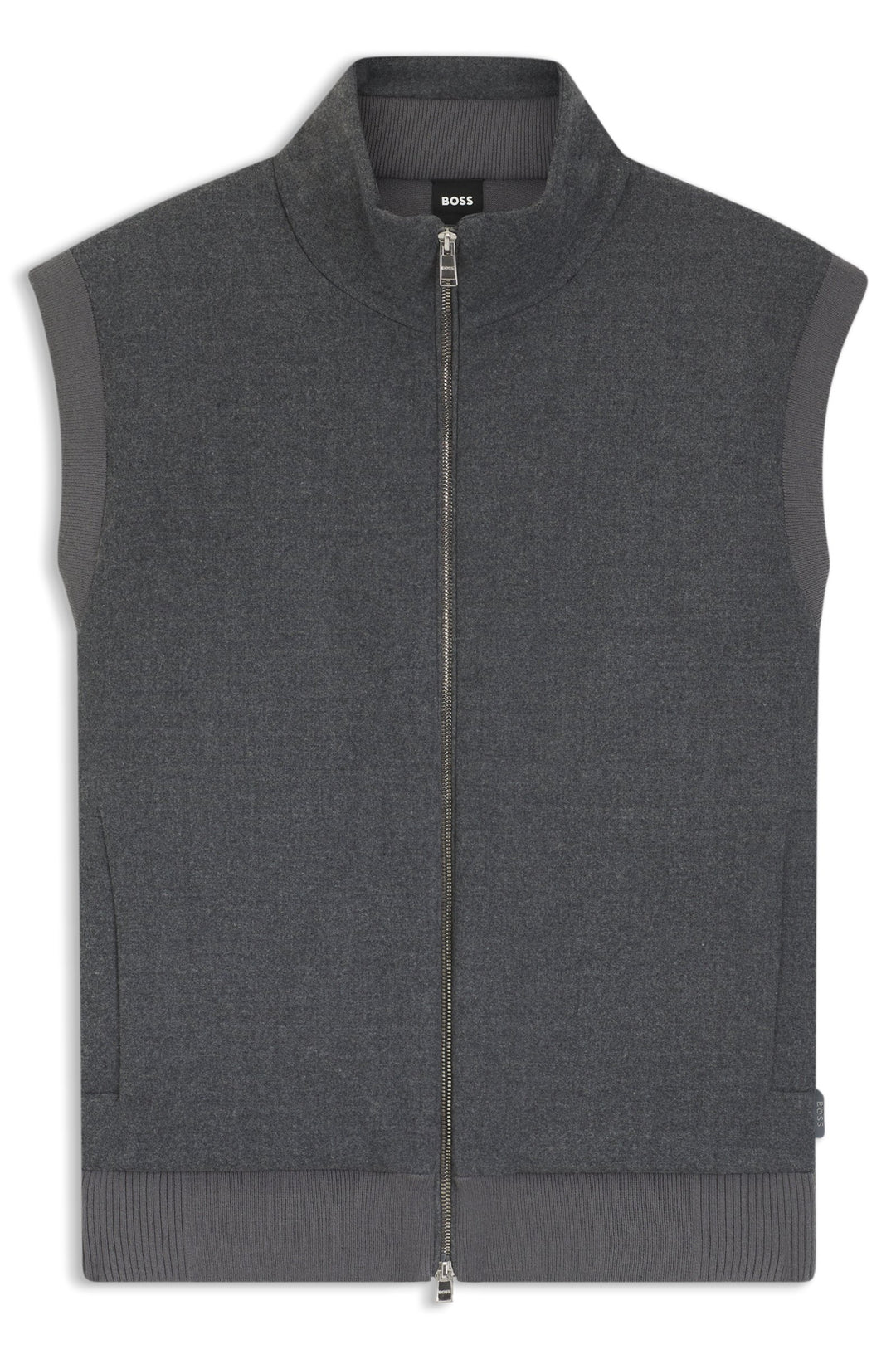 BOSS Vests Regular Fit - P-HEFLONO 50550007- Concorde Fashion#color_grey-029