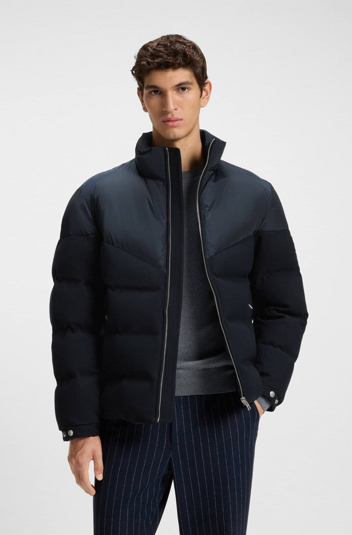 BOSS Casual Jackets  - H-CLANELLO1 50548810- Concorde Fashion#color_navy-404
