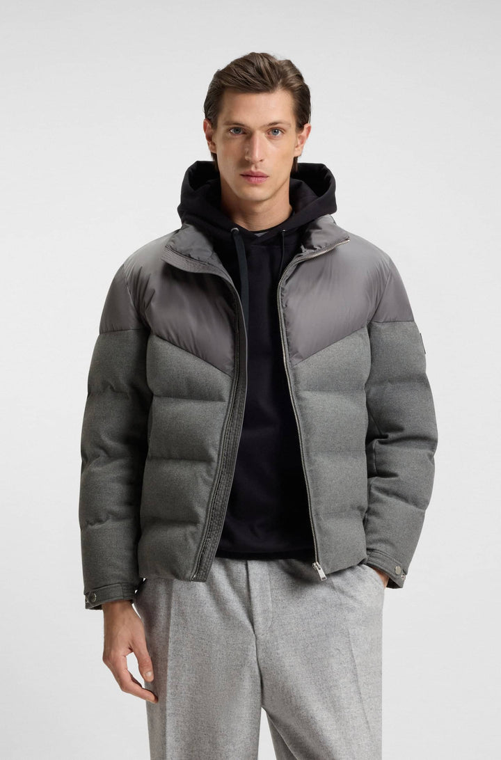 BOSS Casual Jackets  - H-CLANELLO1 50548810- Concorde Fashion#color_grey-030