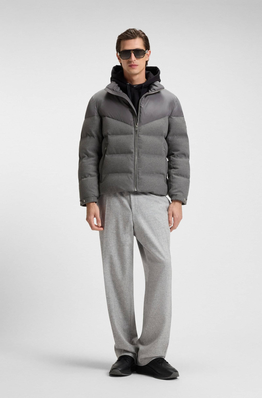 BOSS Casual Jackets  - H-CLANELLO1 50548810- Concorde Fashion#color_grey-030