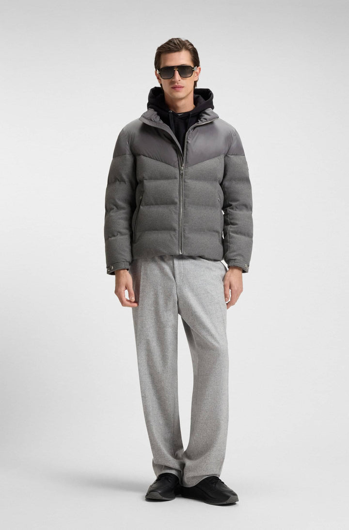 BOSS Casual Jackets  - H-CLANELLO1 50548810- Concorde Fashion#color_grey-030