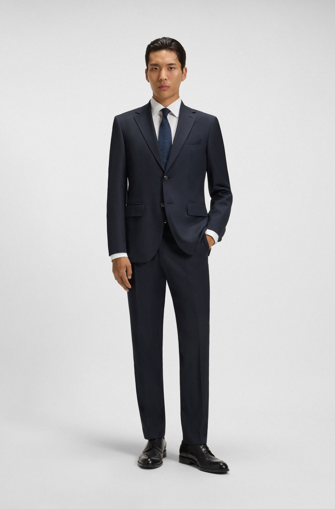 BOSS Suits Regular Fit - H-JECKSON-2PCS-253 50551786- Concorde Fashion#color_navy-404