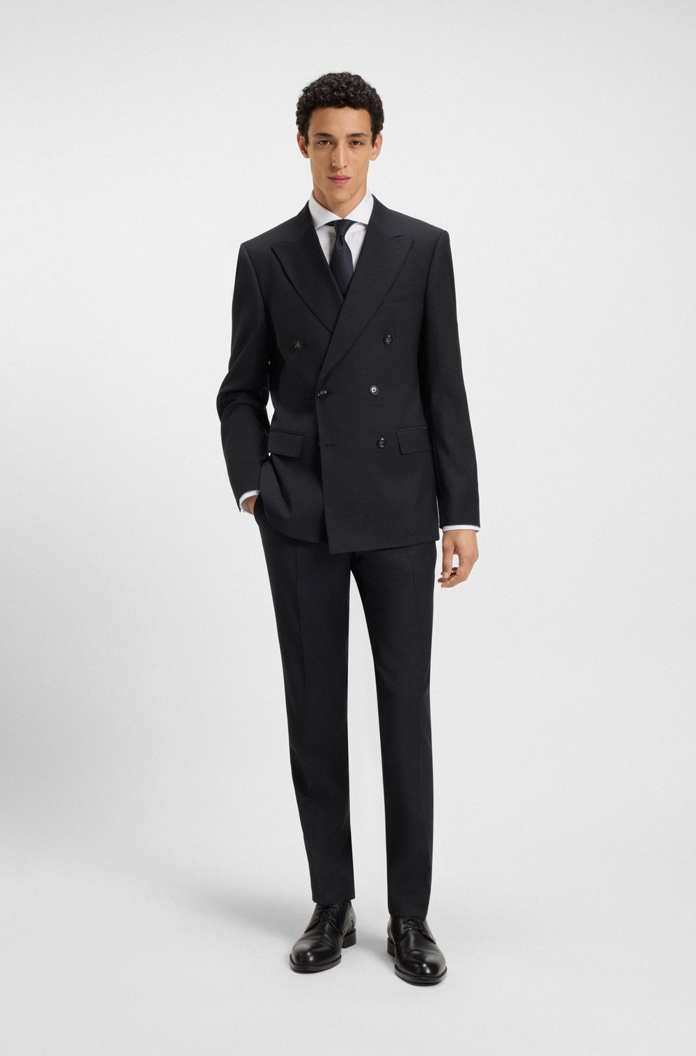 BOSS Suits Slim Fit - H-HUGE-2PCS-DB-254 50551767- Concorde Fashion#color_navy-404