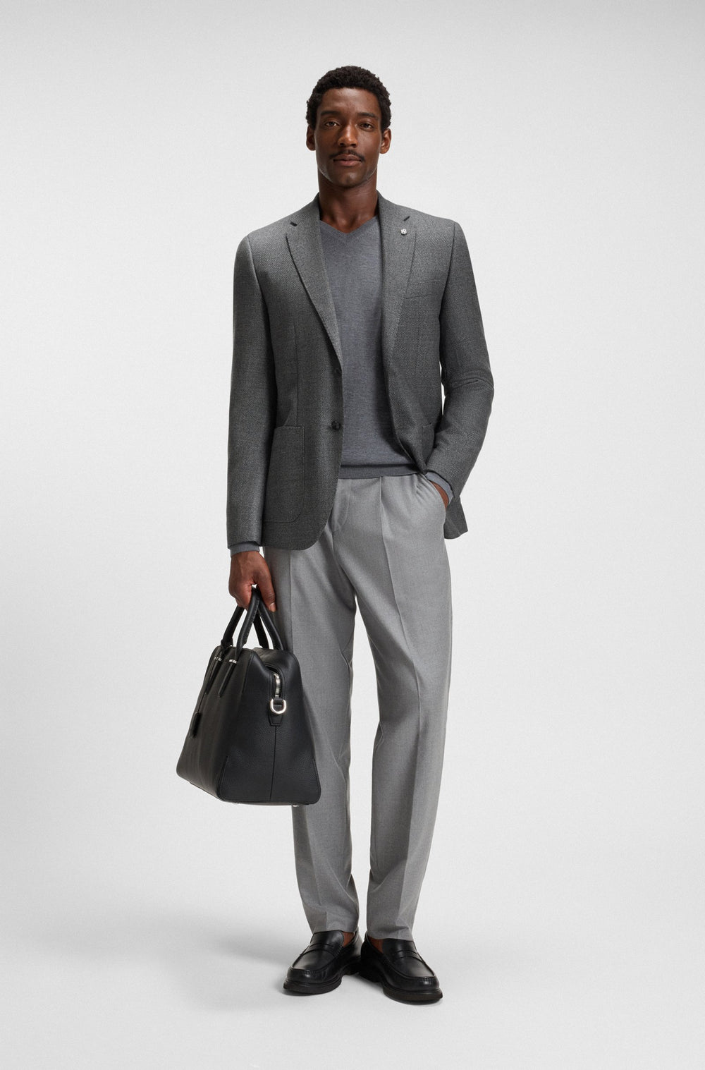 BOSS Blazers Regular Fit - H-JANSON-FL-253 50551560- Concorde Fashion#color_silver-041