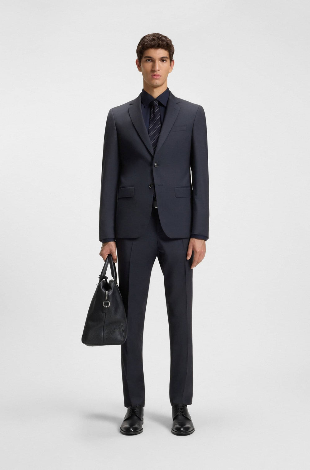 BOSS Suits Slim Fit - H-HUGE-2PCS-253 50551766- Concorde Fashion#color_navy-404