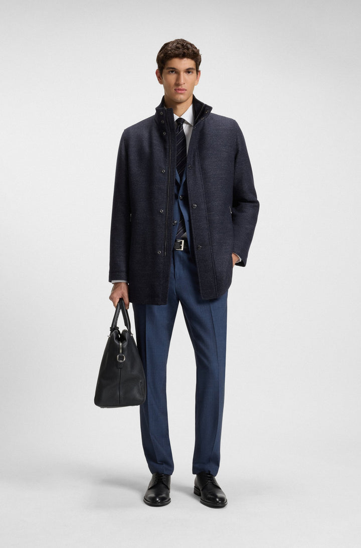 BOSS Coats Relaxed Fit - H-CAMRON-234 50551142- Concorde Fashion#color_navy-404