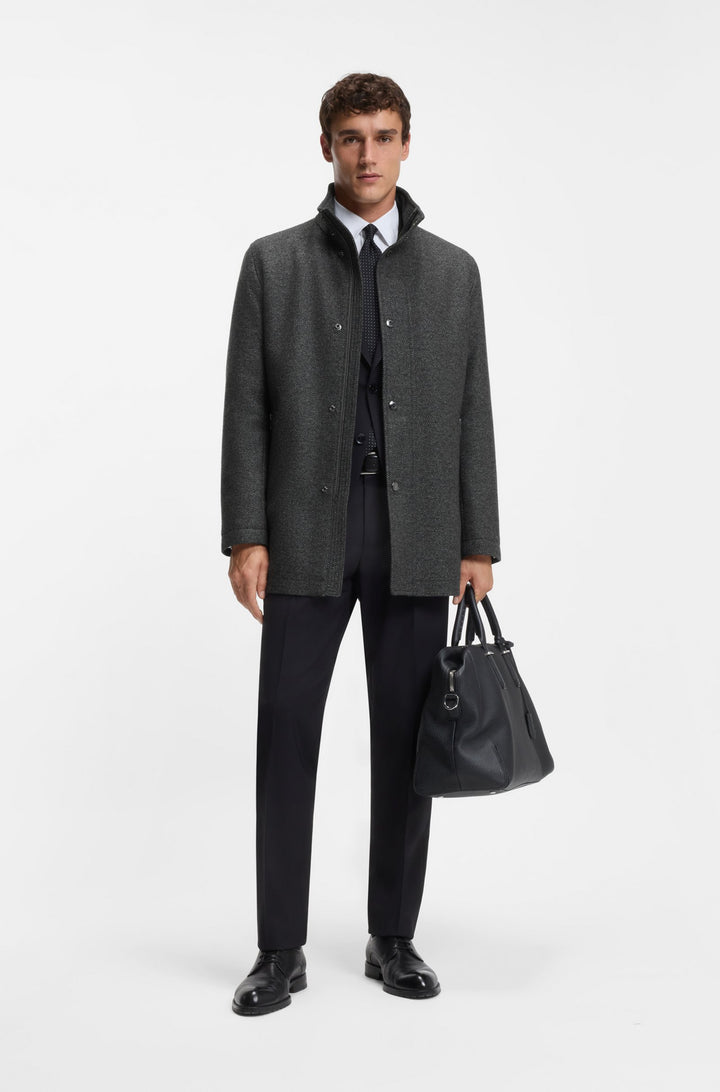 BOSS Coats Relaxed Fit - H-CAMRON-234 50551142- Concorde Fashion#color_grey-030