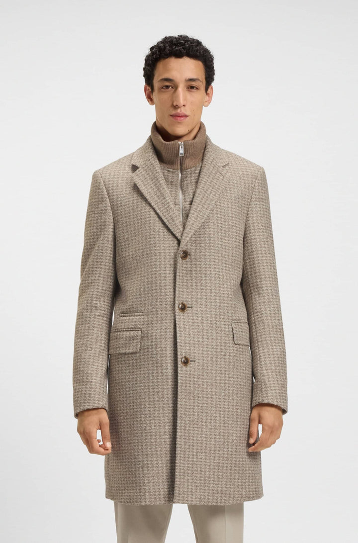 BOSS Coats Slim Fit - H-HYDE-J-BIB-PAD-254 50551612- Concorde Fashion#color_white-131