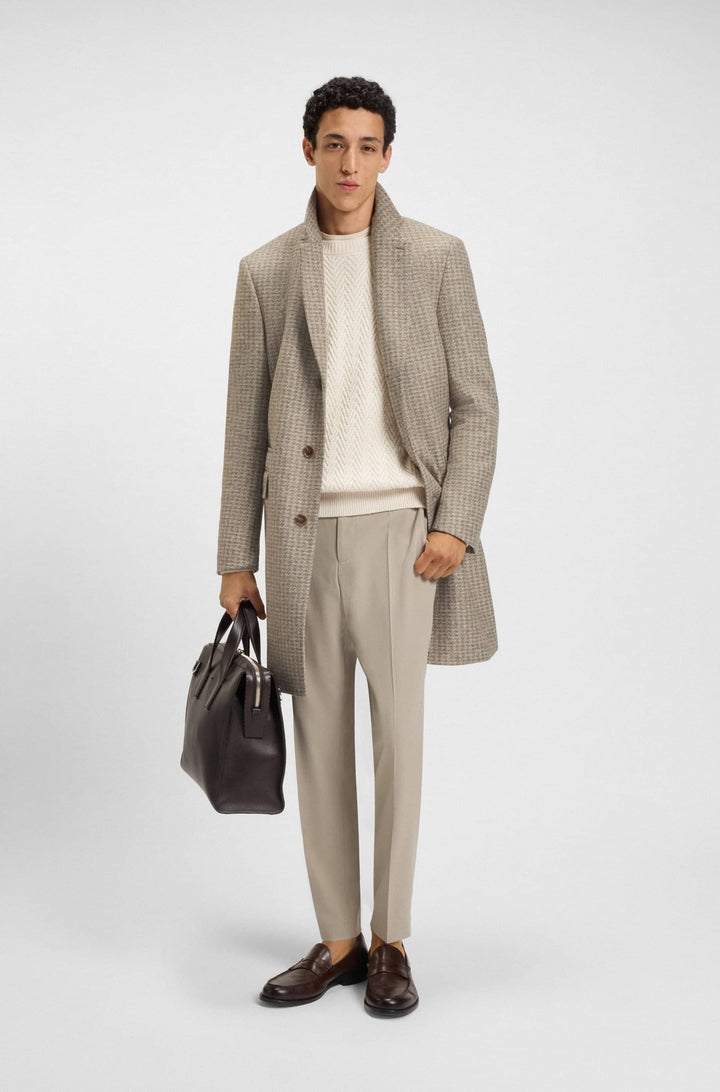 BOSS Coats Slim Fit - H-HYDE-J-BIB-PAD-254 50551612- Concorde Fashion#color_white-131