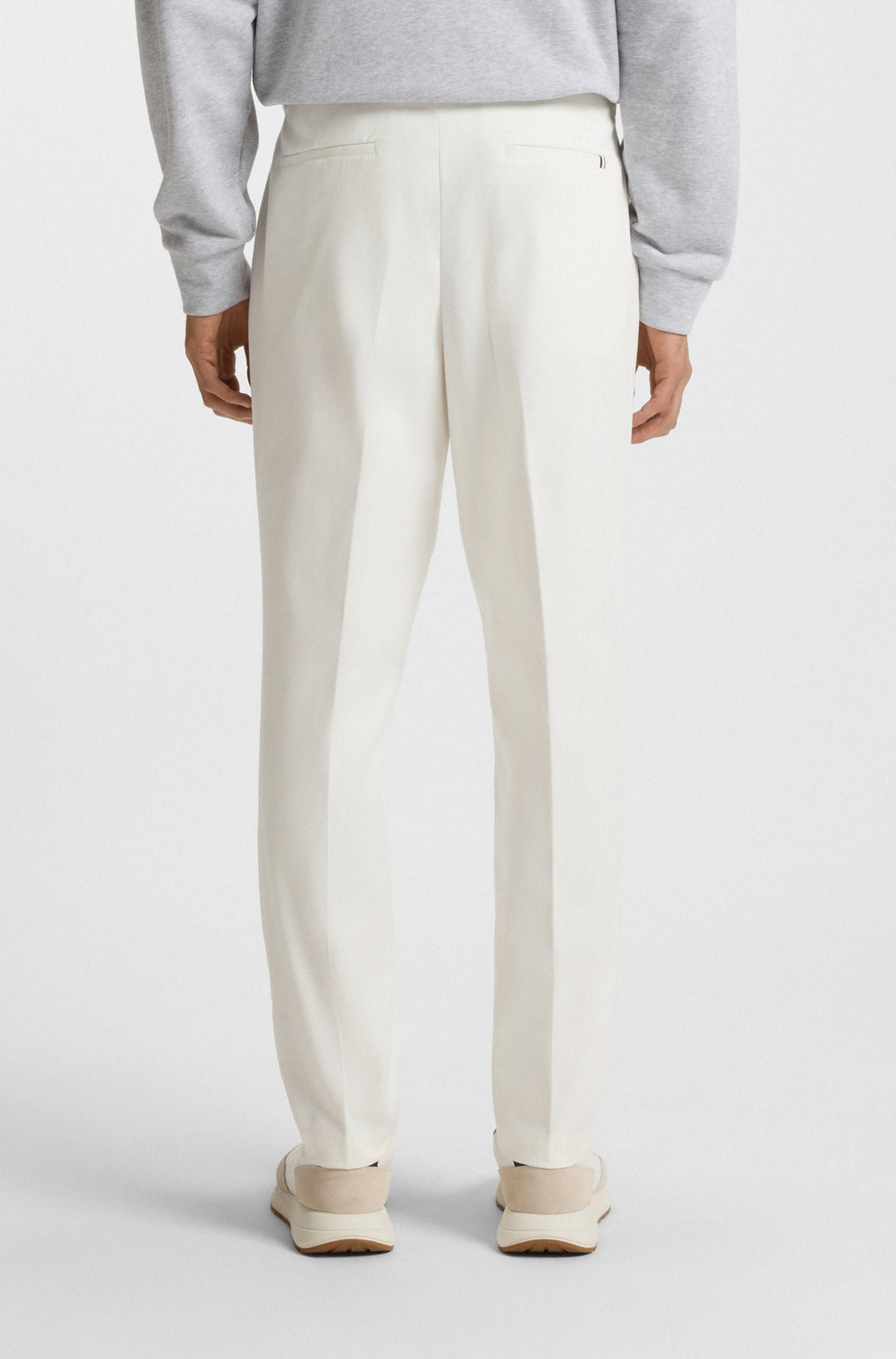BOSS Trousers Tapered Fit - C-PERIN-253F 50557498- Concorde Fashion#color_white-100