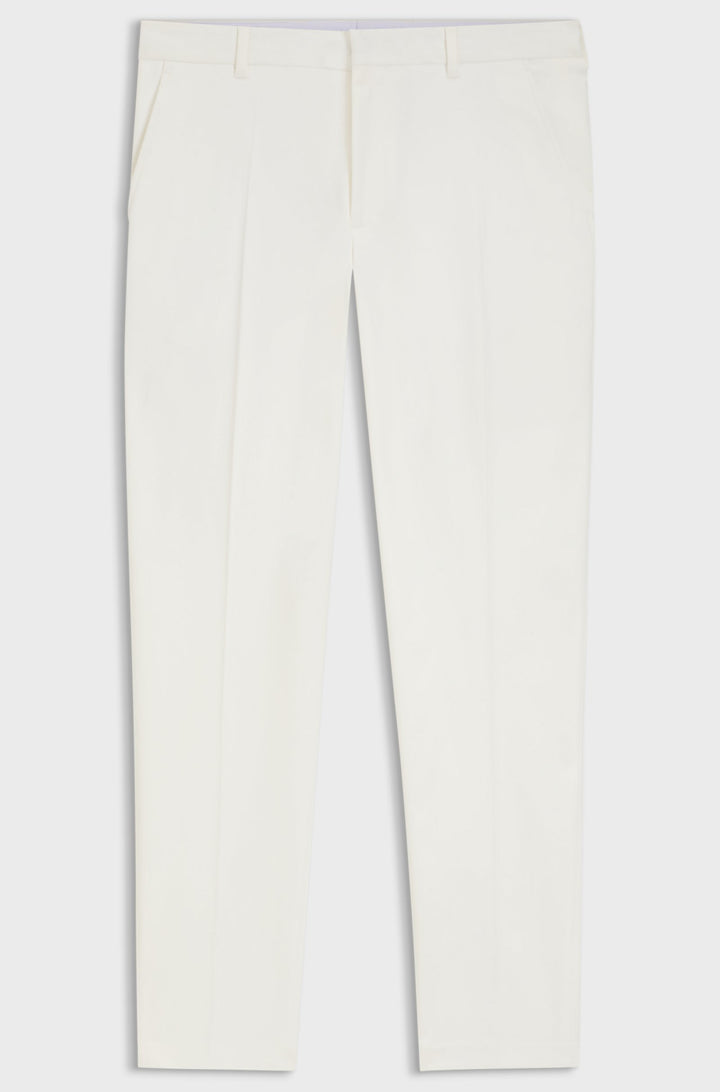 BOSS Trousers Tapered Fit - C-PERIN-253F 50557498- Concorde Fashion#color_white-100