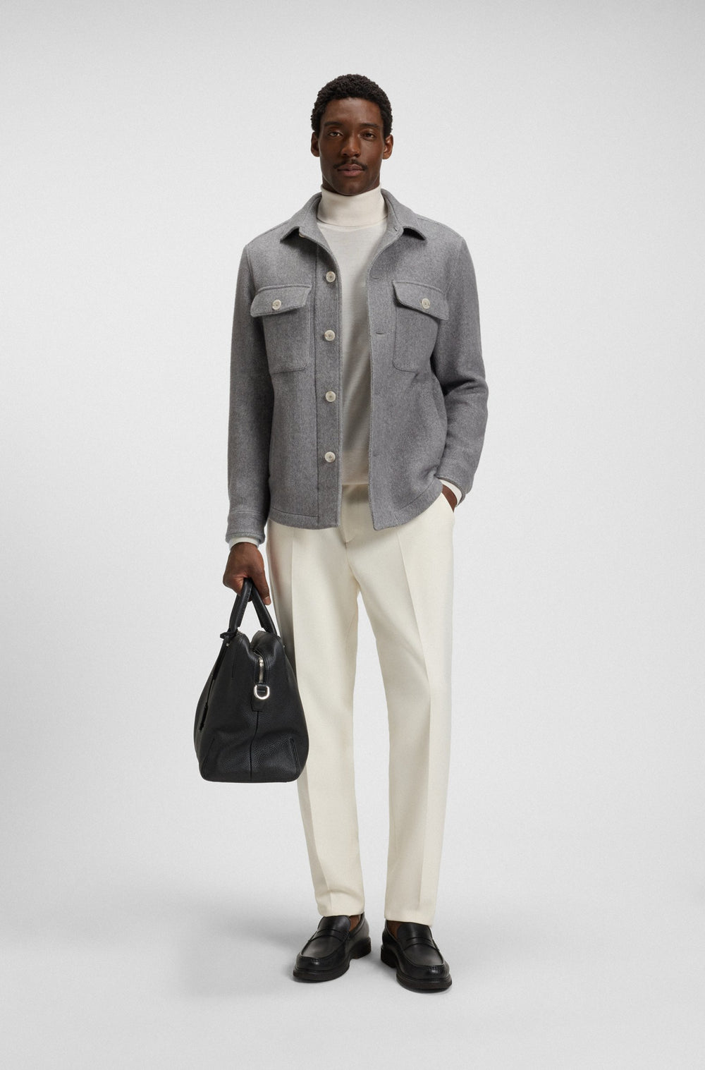 BOSS Blazers Relaxed Fit - C-CARPER-OS-253F 50551691- Concorde Fashion#color_silver-041