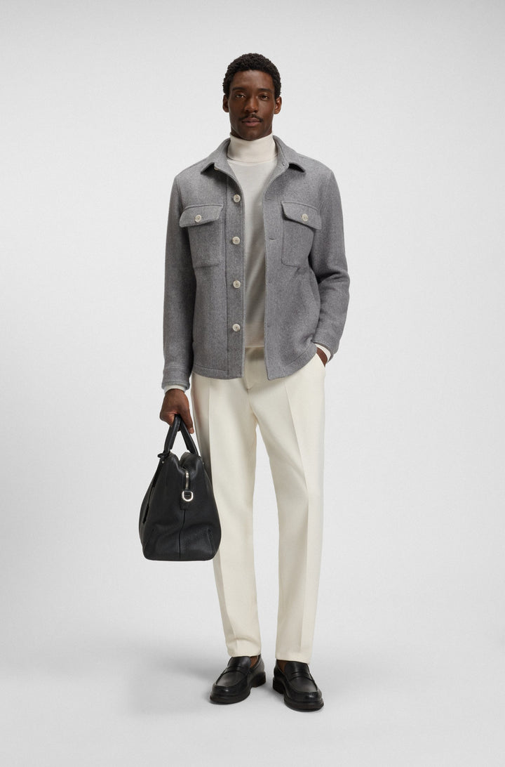 BOSS Blazers Relaxed Fit - C-CARPER-OS-253F 50551691- Concorde Fashion#color_silver-041