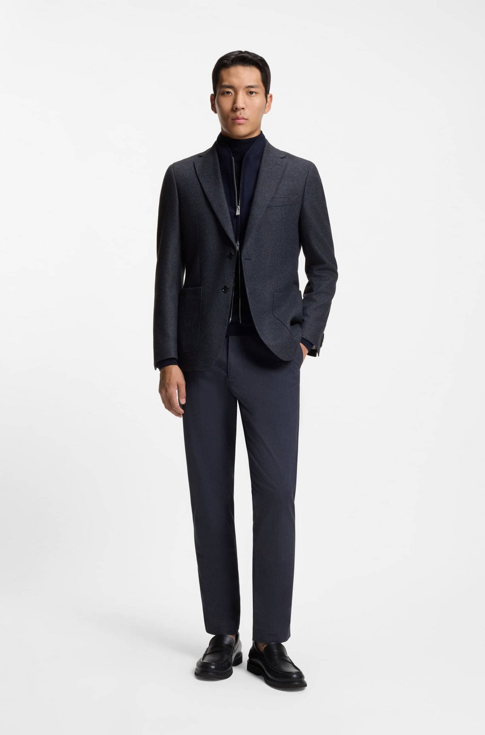 BOSS Blazers Slim Fit - H-HUTSON-BIB-254 50551589- Concorde Fashion#color_navy-404