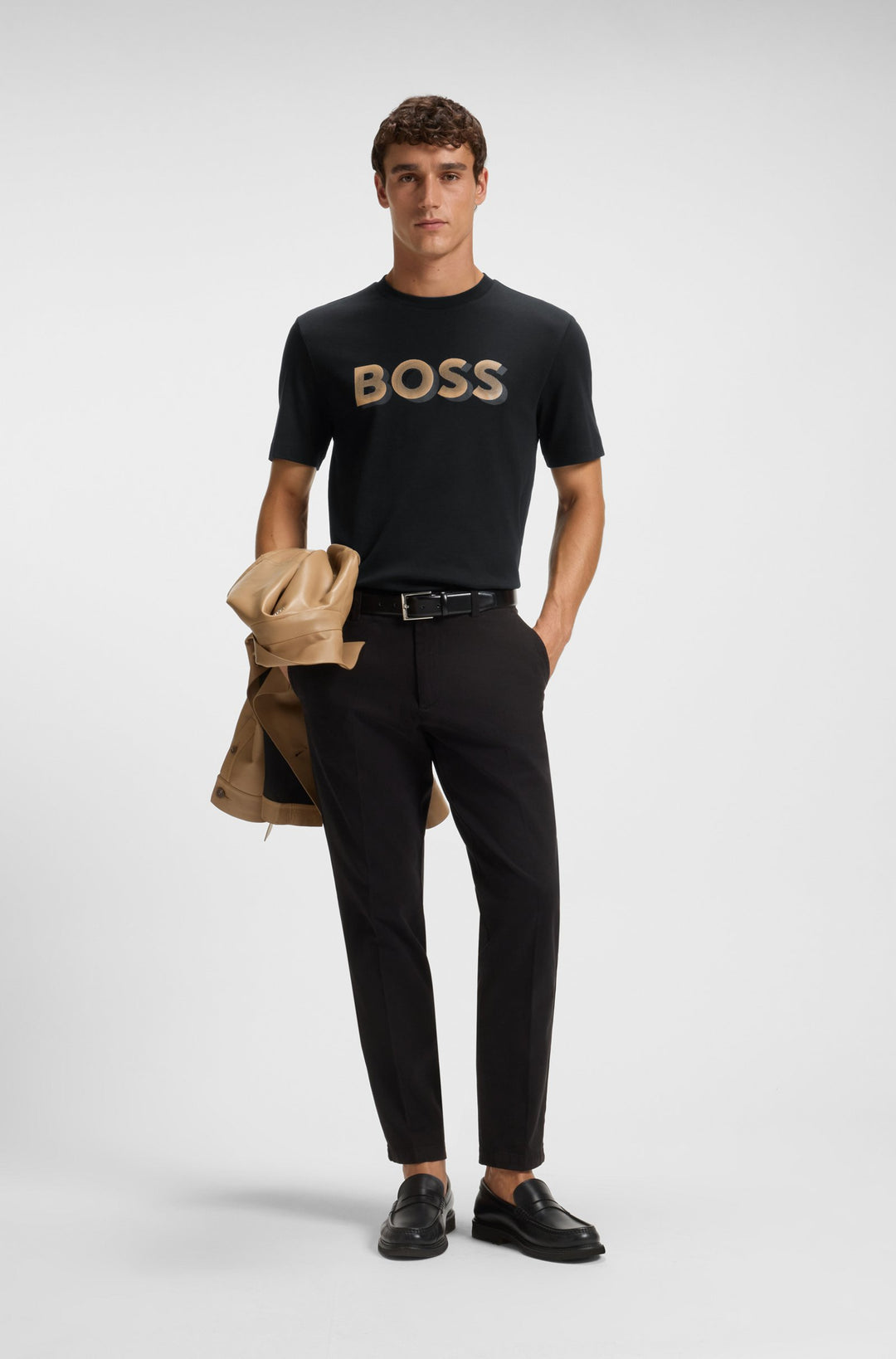BOSS T-Shirts Regular Fit - H-THOMPSON 656 50551902- Concorde Fashion#color_black-001