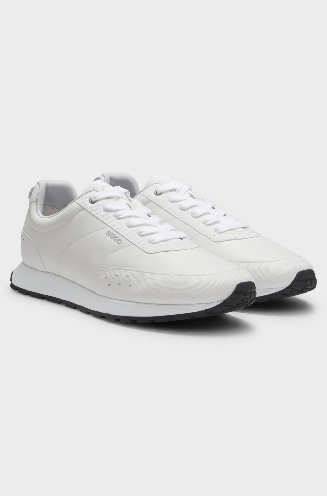 HUGO Sneakers Standard Sole - ICELIN_RUNN_NYRBPU 50552629- Concorde Fashion#color_white-100