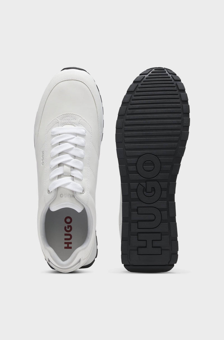HUGO Sneakers Standard Sole - ICELIN_RUNN_NYRBPU 50552629- Concorde Fashion#color_white-100