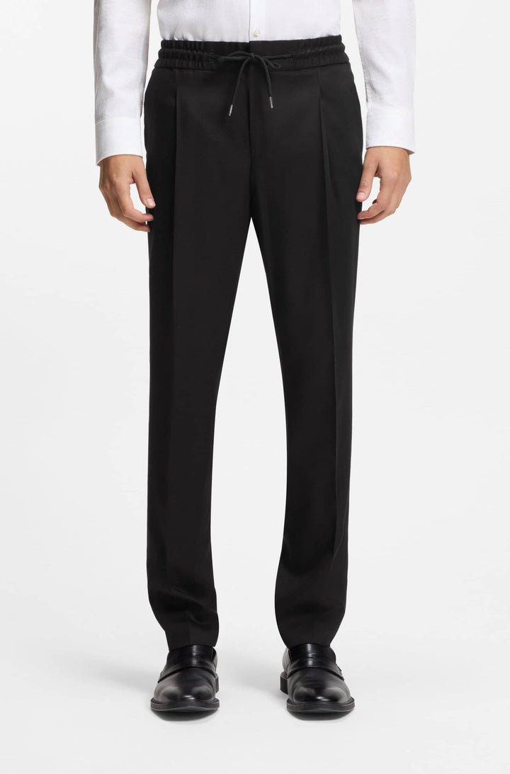HUGO Trousers Slim Fit - GETLIN251F3 50554856- Concorde Fashion#color_black-001