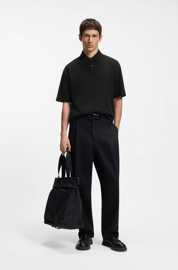 HUGO Polos Relaxed Fit - DIFFYS 50553074- Concorde Fashion#color_black-001