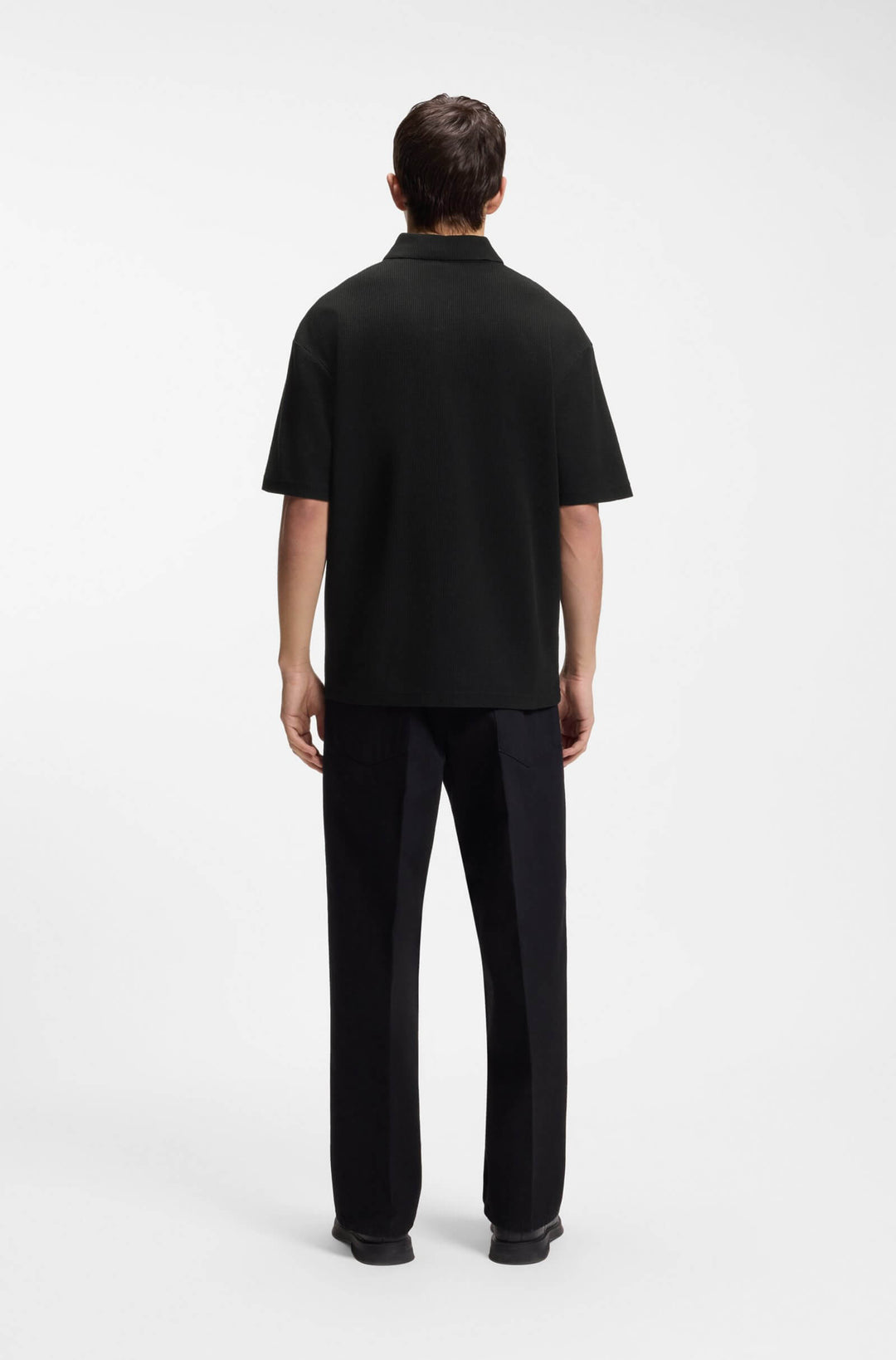 HUGO Polos Relaxed Fit - DIFFYS 50553074- Concorde Fashion#color_black-001