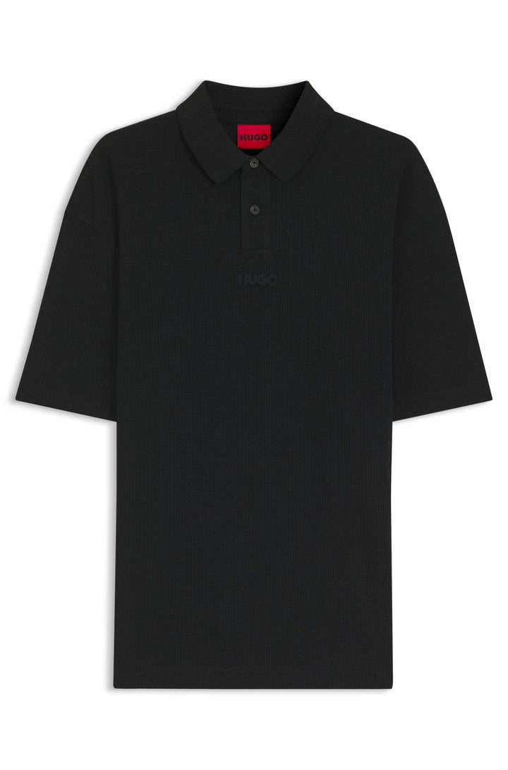 HUGO Polos Relaxed Fit - DIFFYS 50553074- Concorde Fashion#color_black-001