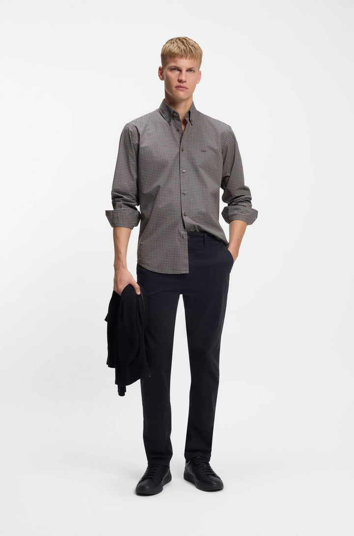 BOSS Casual Shirts Regular Fit - RICOPLUS_M 50556464- Concorde Fashion#color_black-002