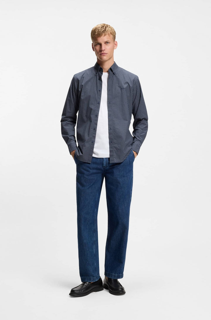 BOSS Casual Shirts Regular Fit - RICOPLUS_M 50556464- Concorde Fashion#color_navy-405