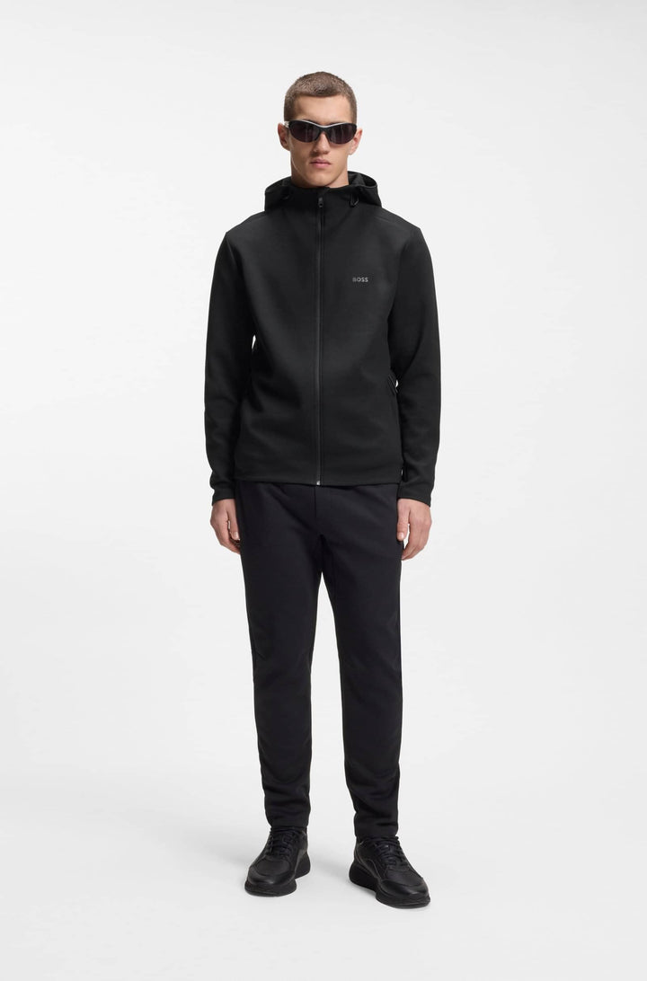 BOSS Hoodies Regular Fit - SW_TOUR HD FZ 50554394- Concorde Fashion#color_black-001