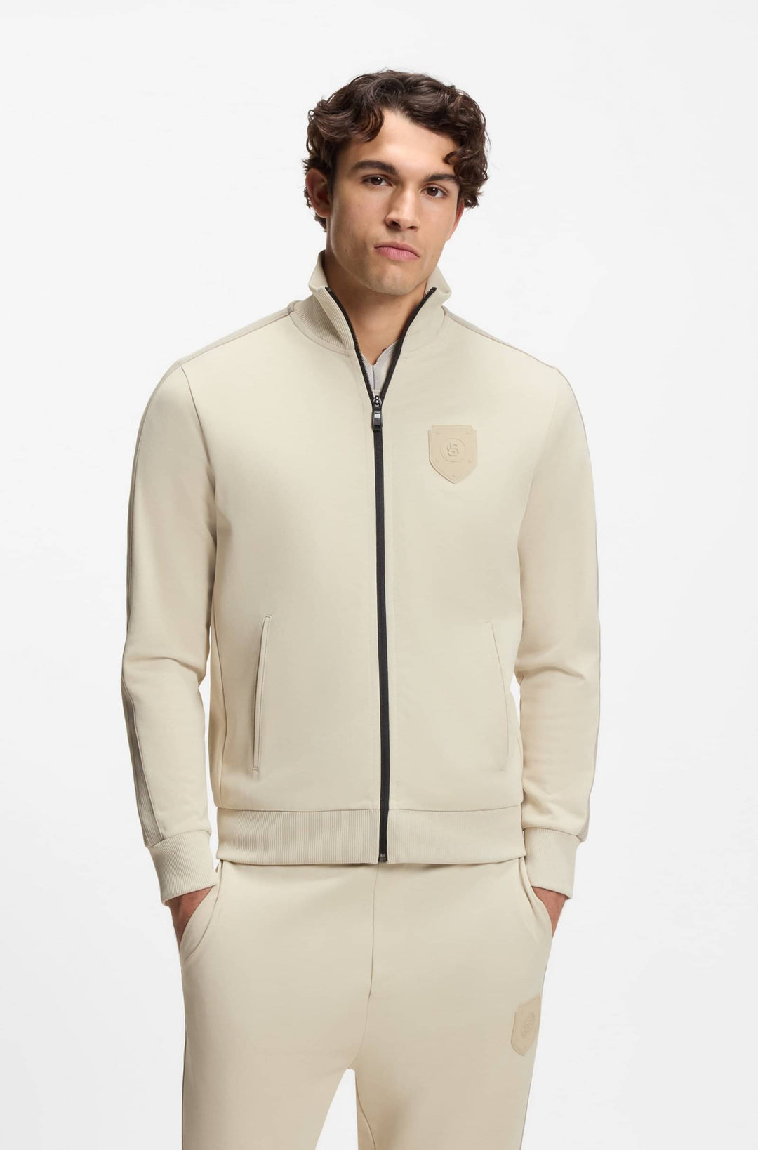 BOSS Sweatshirts Relaxed Fit - SW_BB BC LUX SKARLEY 50554585- Concorde Fashion#color_beige-272